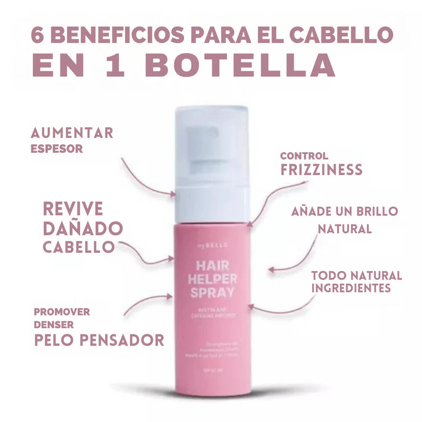 Hair Helper Spray - Solución Para Pérdida de Cabello