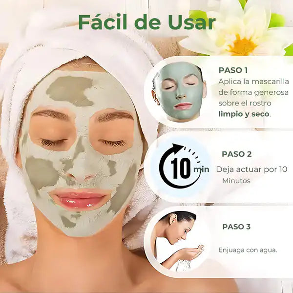 Green Stick™ | OFERTA 2X1 Mascarilla Facial Té Verde Exfoliante (2025)