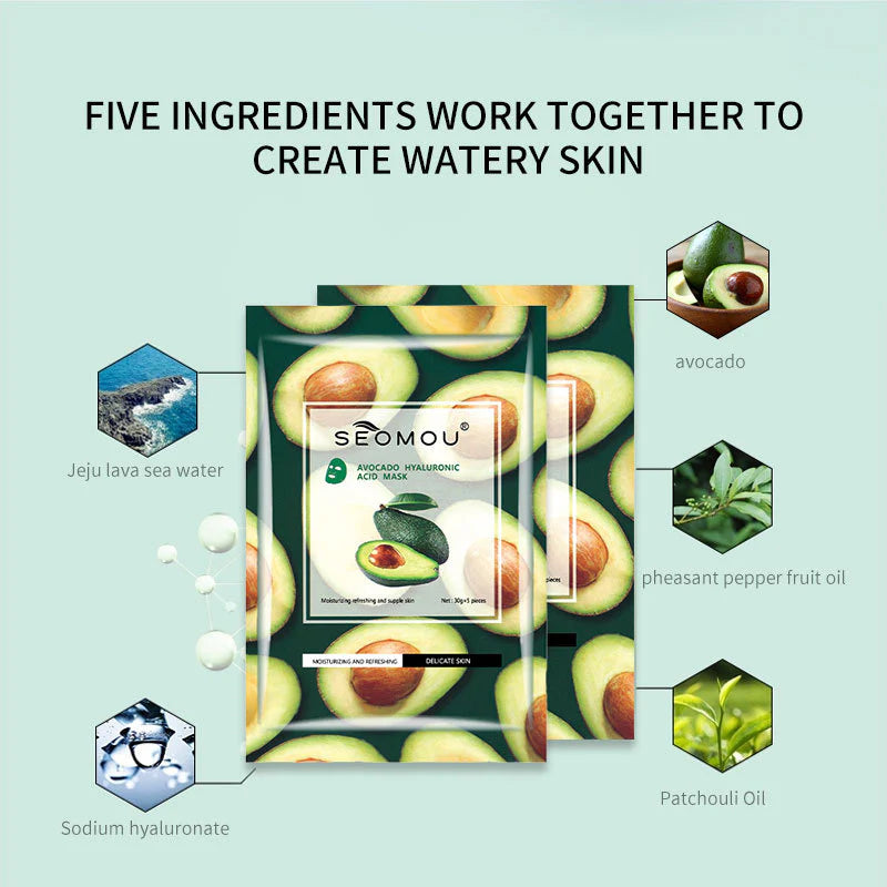Mascarilla Aguacate + Ácido Hialurónico