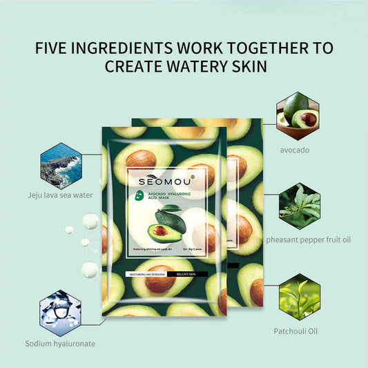 Mascarilla Aguacate + Ácido Hialurónico